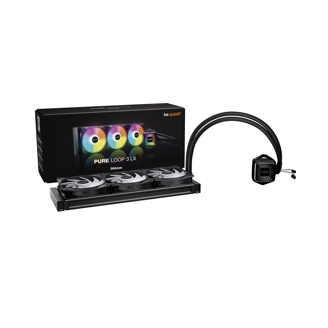 Кулер с водяным охлаждением, Bequiet!, PURE LOOP 3 LX 360mm, BW031EU,