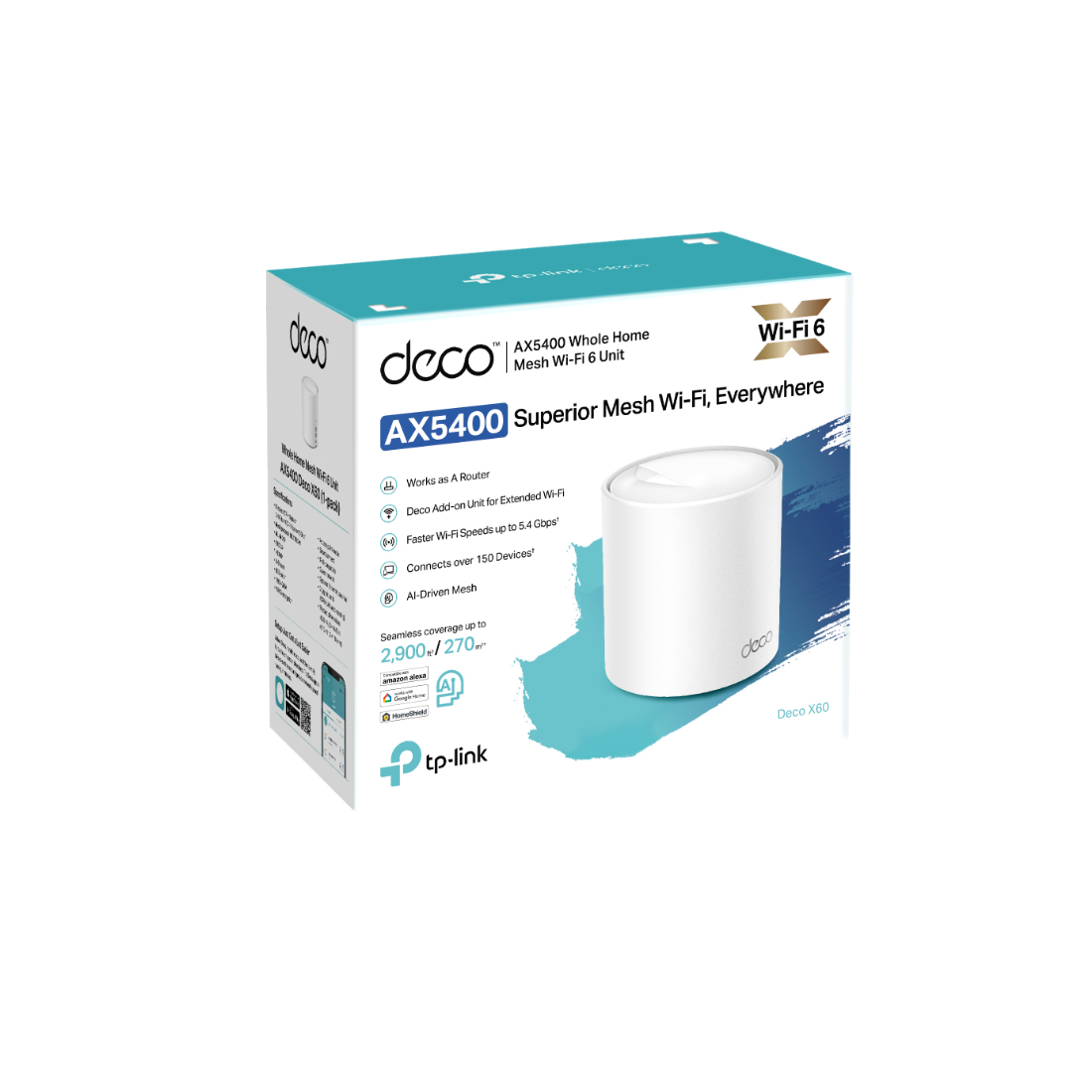 Беспроводная MESH-система Wi-Fi TP-Link Deco X60 (1-pack)