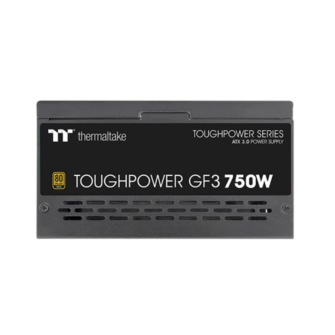Блок питания, Thermaltake, Toughpower GF3 750W Gold, PS-TPD-0750FNFAGE-4, 750W, ATX 3.0, Gold, APFC, 20+4pin, 4+4pin, 8pin, 12*Sata, 4*Molex, 4*PCI-E 6+2pin, 1*12VHPWR, FDD, Modular, Вентилятор 13.5см, 150х86х160мм, Чёрный