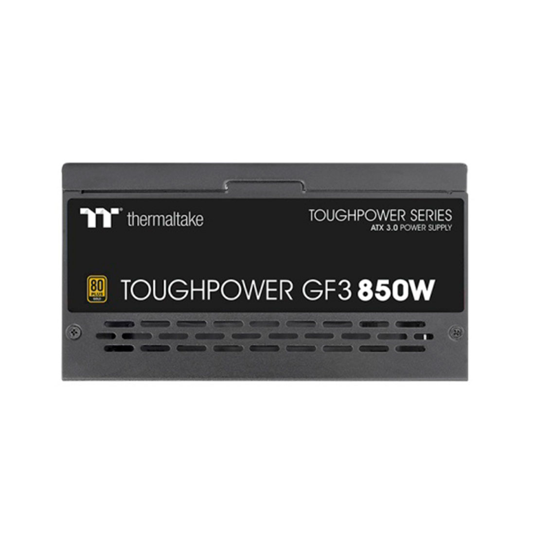 Блок питания, Thermaltake, Toughpower GF3 850W Gold, PS-TPD-0850FNFAGE-4, 850W, ATX 3.0, Gold, APFC, 20+4pin, 4+4pin, 8pin, 12*Sata, 4*Molex, 4*PCI-E 6+2pin, 12VHPWR, FDD, Modular, Вентилятор 13.5см, 150х86х160мм, Чёрный