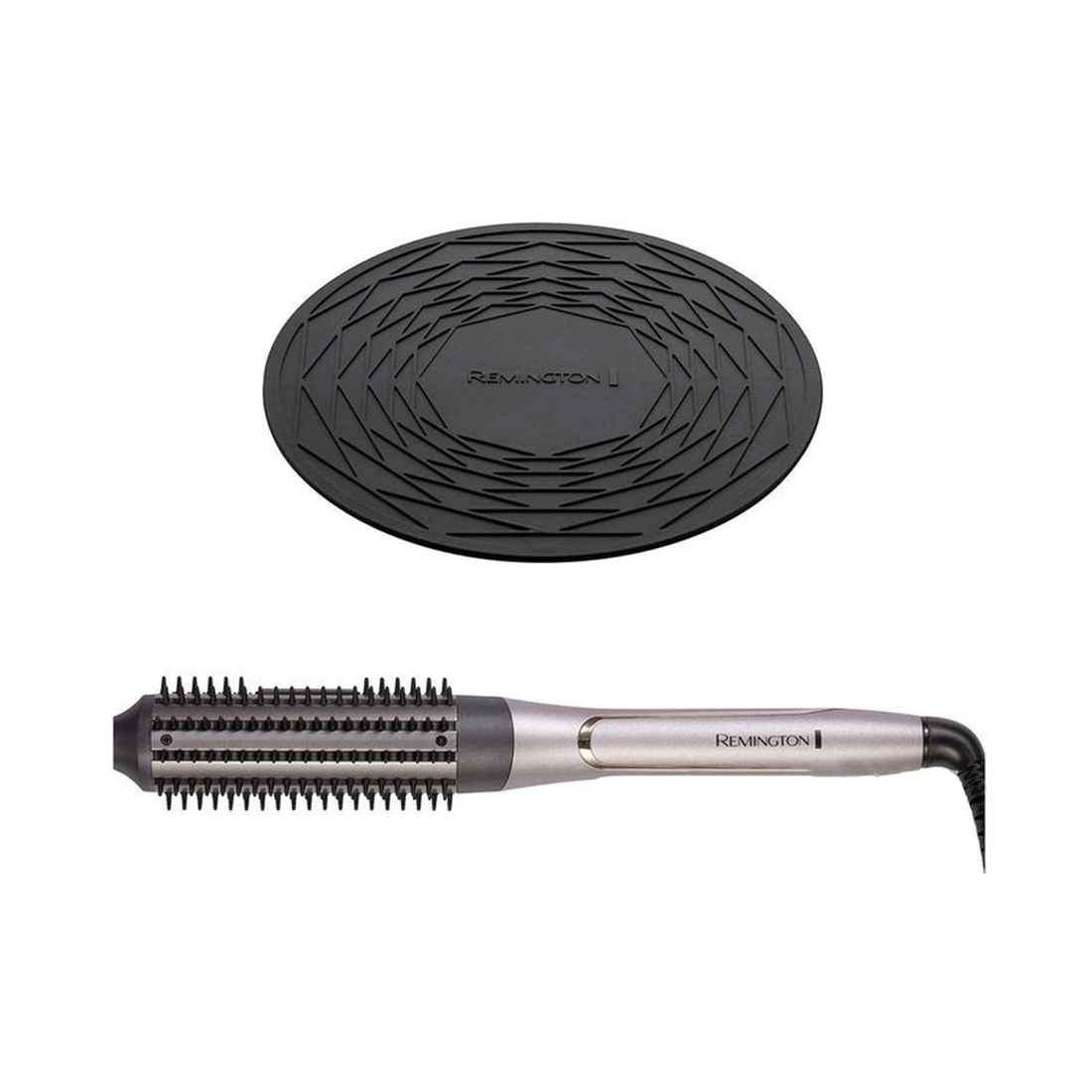 Фен-щетка, Remington, CB9800, Мощность 62W, 3 режима нагрева, Автоотключение, Серый