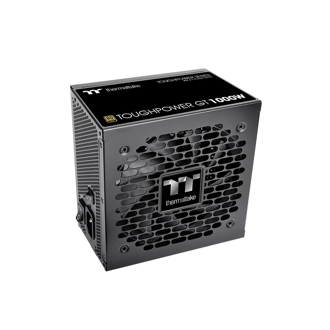 Блок питания, Thermaltake, TOUGHPOWER GT 1000W, PS-TPT-1000FNFAGE-3, 1000W, ATX, 80 PLUS Gold, 20+4 pin, 5*PCI-E 6+2 pin, 1*PCI-E 12+4 pin, 6*SATA, 2*4+4 pin, 150x86x140 мм, Черный