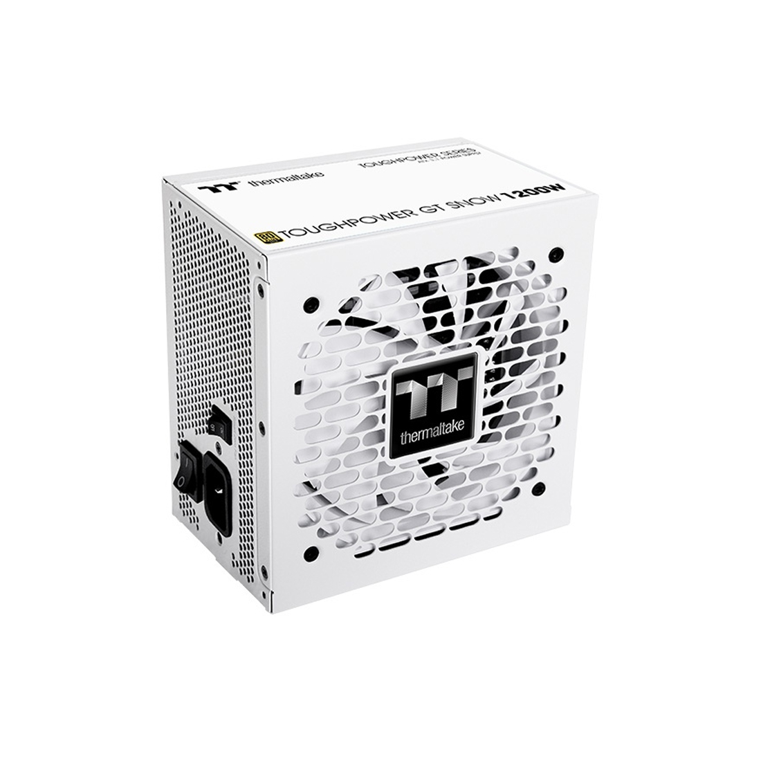 Блок питания, Thermaltake, TOUGHPOWER GT Snow 1200W, PS-TPT-1200FNFAGE-W, 1200W, ATX, 80 PLUS Gold, 20+4 pin, 5*PCI-E 6+2 pin, 1*PCI-E 12+4 pin, 6*SATA, 2*4+4 pin, 150x86x140 мм, Белый