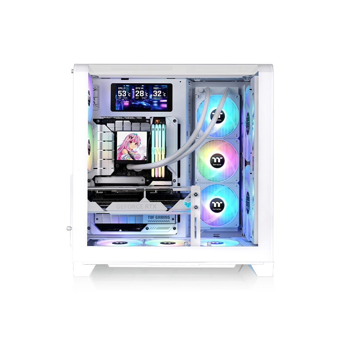 Компьютерлік корпус Thermaltake View 390 Air Snow