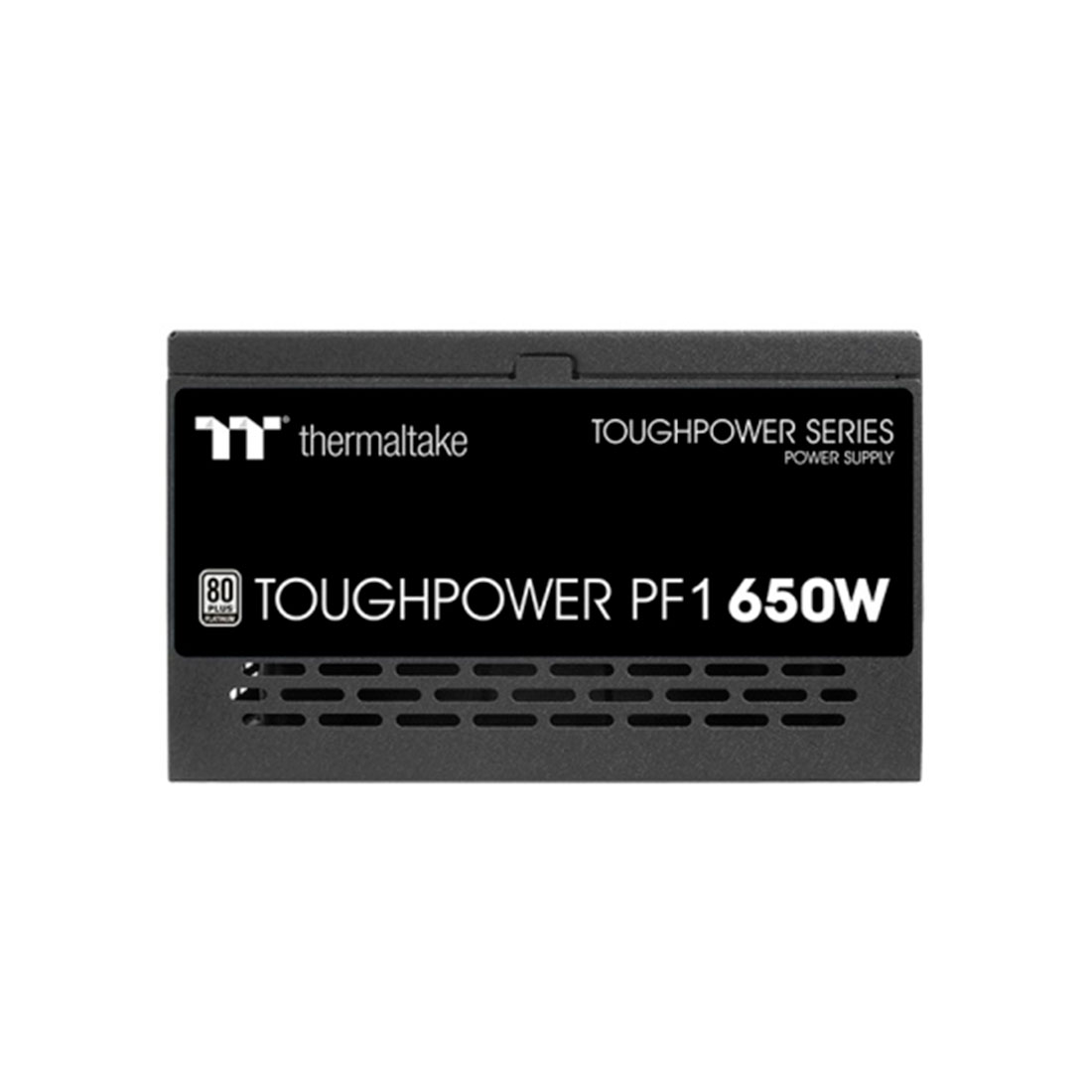 Блок питания, Thermaltake, Toughpower PF1 650W, PS-TPD-0650FNFAPE-1, 650W, ATX, Platinum, APFC, 20+4 pin, 2*4+4pin, 12*Sata, 4*Molex, 6*PCI-E 6+2 pin, FDD, Modular, Вентилятор RGB 12 см, 150х86х140мм, Чёрный