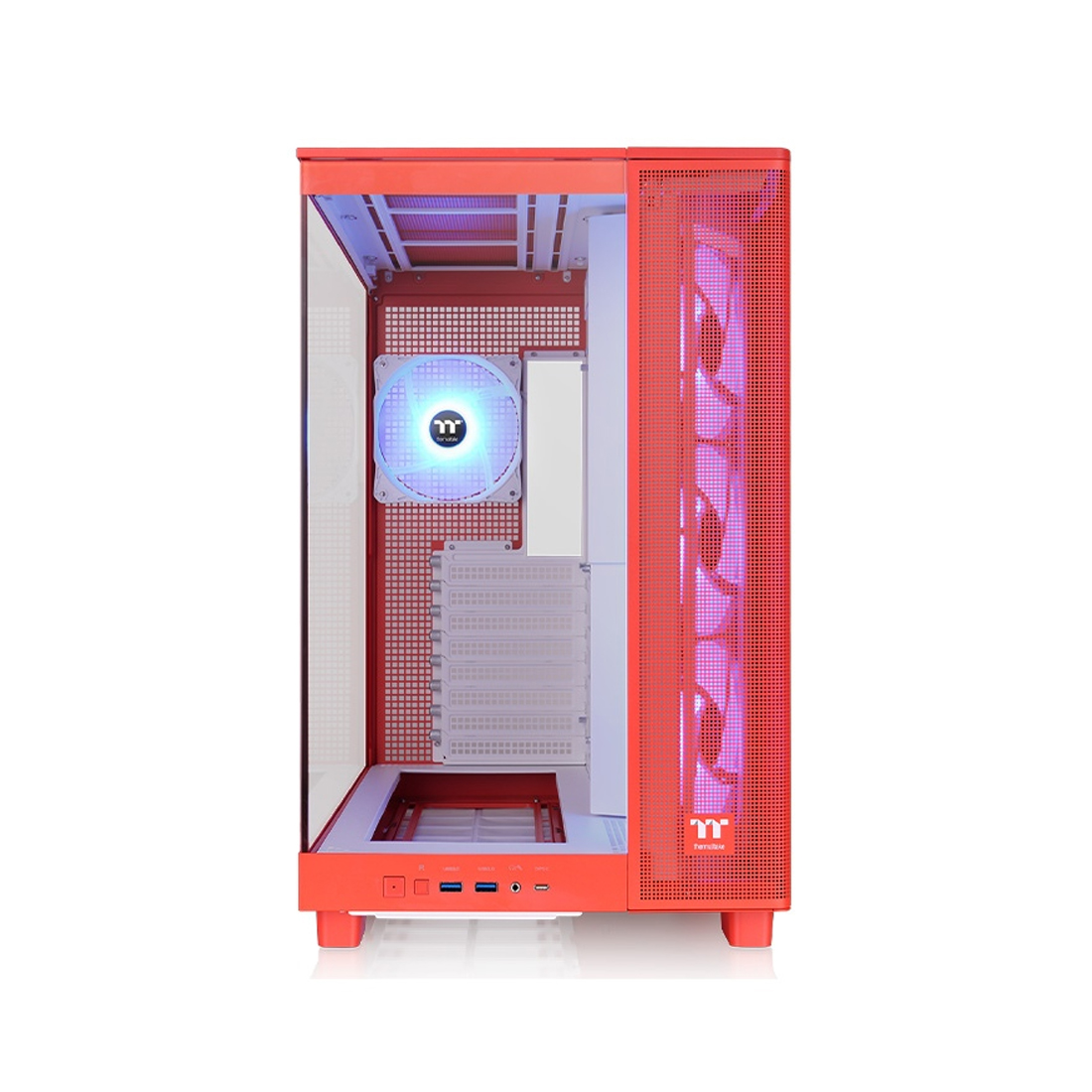 Компьютерный корпус Thermaltake View 380 XL TG ARGB Flaming Orange
