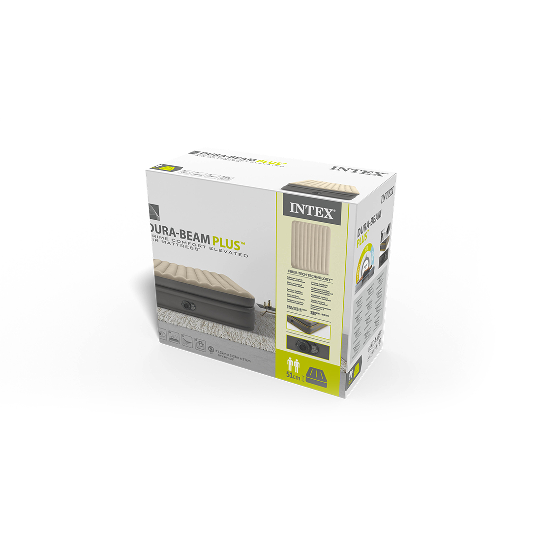 Матрас-кровать надувная Prime Comfort Elevated (Queen) 203 х 152 х 51 см