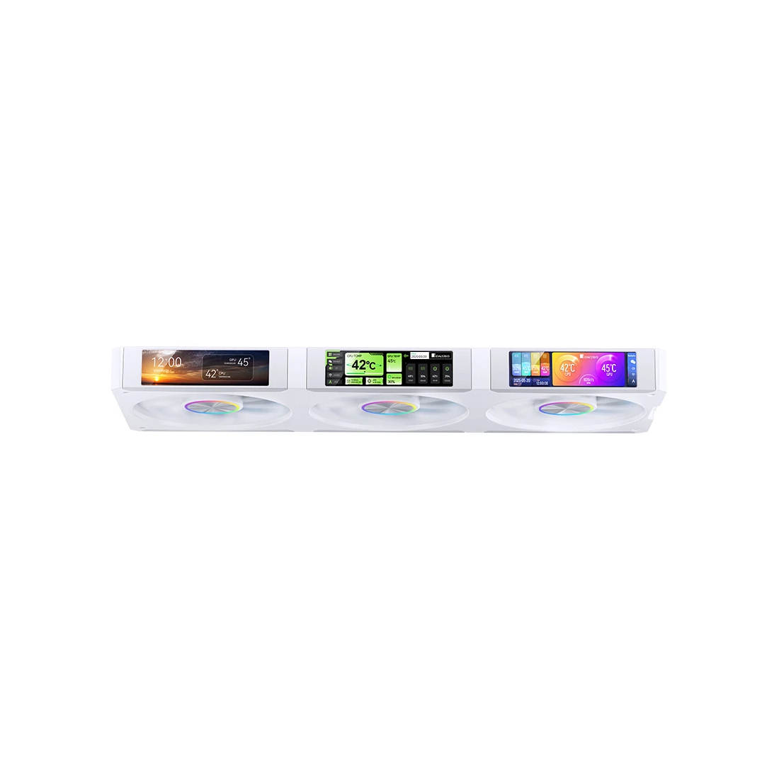 Кулер с водяным охлаждением, Jonsbo, TF3-360SCW White, TF3-360SCW White, intel 1151/1200/1700/1851 и amd AM4/AM5, TDP 325W, 3*120 мм, 700-2400 об/мин, 21.46-62.40CFM, 21.3-37.3dBA, Белый