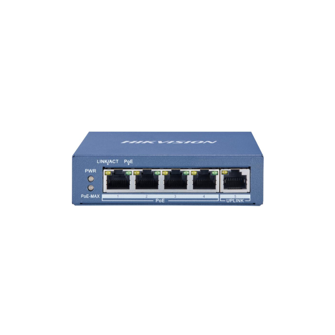 Коммутатор Hikvision DS-3E0505P-E(B) Неуправляемый
