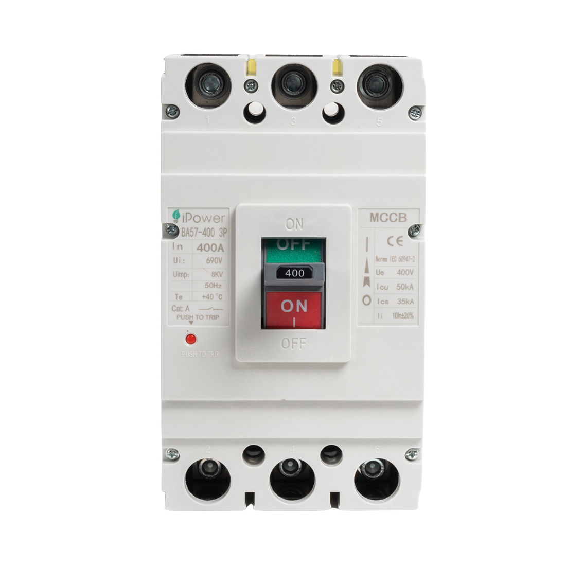 Автоматический выключатель, iPower, ВА57-400 3P 400A