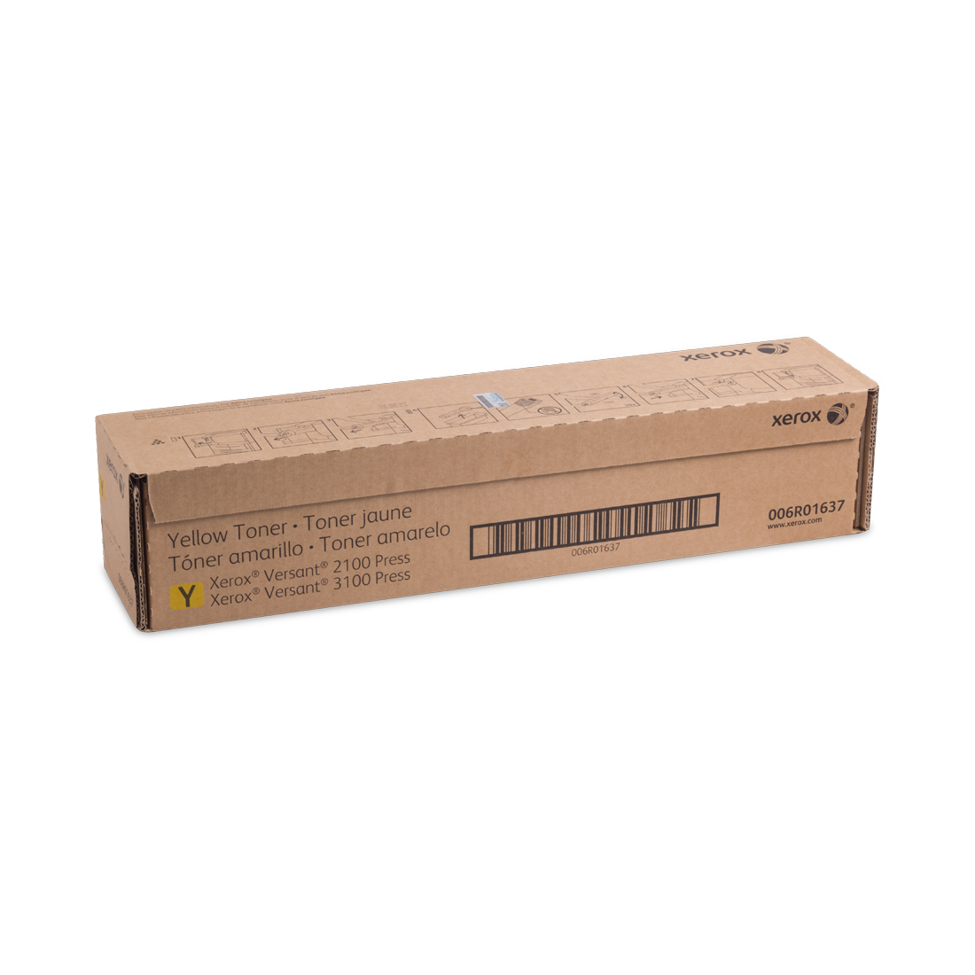 Тонер-картридж Xerox 006R01637 (жёлтый) для Xerox Versant 2100/3100/4100