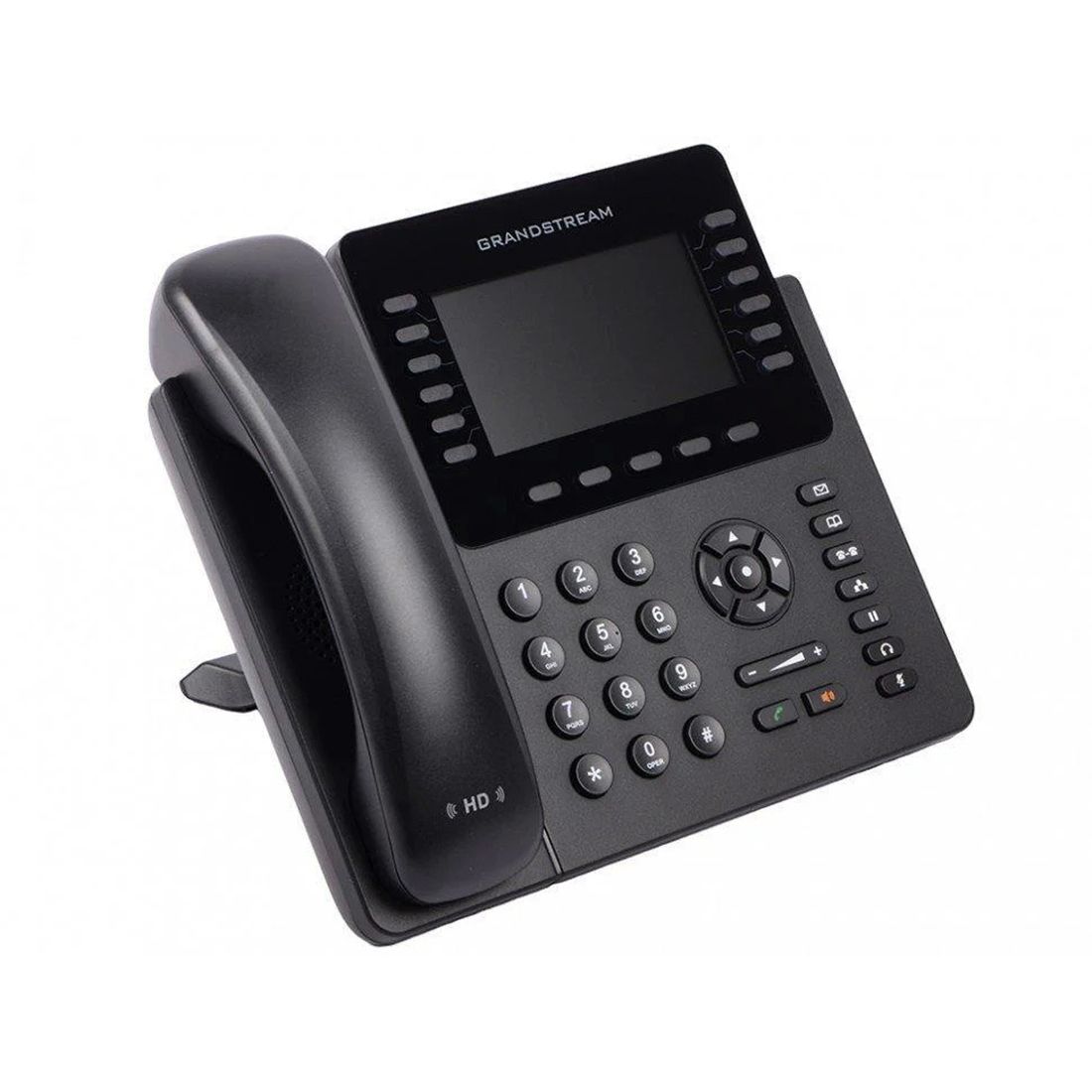 IP телефон, Grandstream, GXP2170, 6 SIP-аккаунтов, 12 линий, 48 виртуальных клавиш BLF, 2x GbE PoE, цветной ЖК-дисплей 480x272 (4.3 дюйма), 48 виртуальных клавиш BLF, поддержка GXP2200EXT, блок питания 12 В/1 А