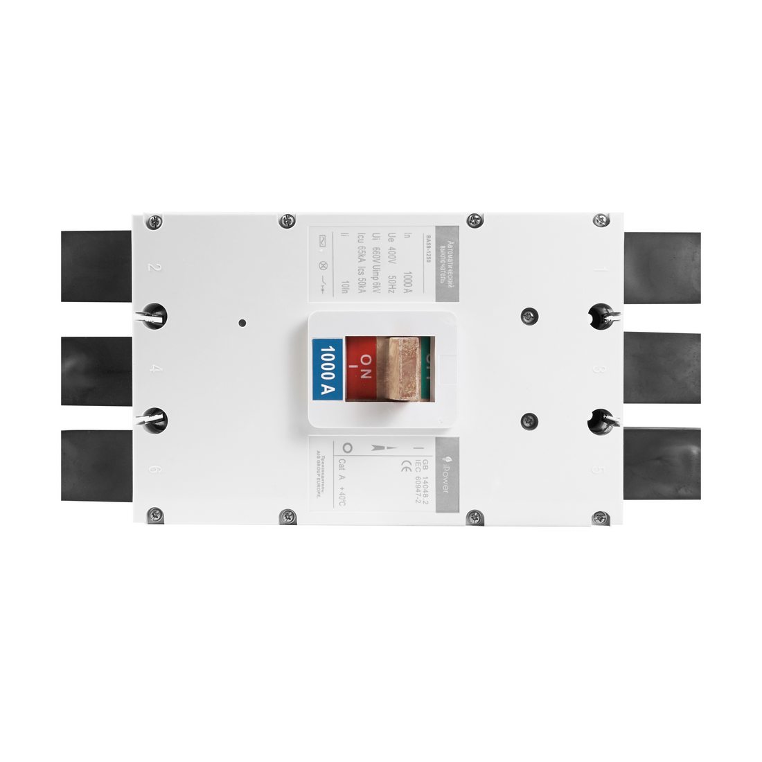 Автоматический выключатель, iPower, ВА59-1250 3P 1000A