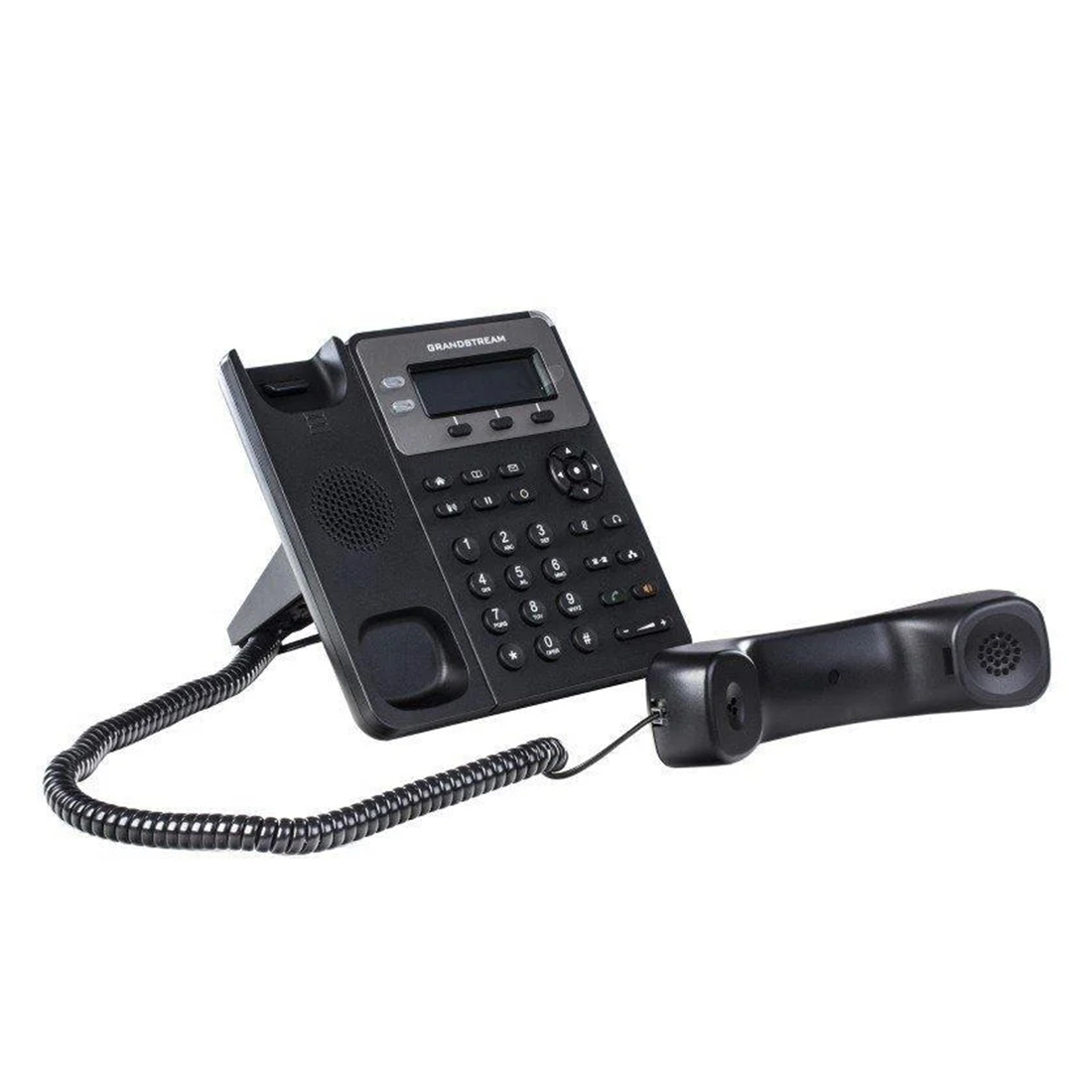 IP телефон, Grandstream, GXP1610, 2 SIP аккаунта, 2 линии, 2 порта Ethernet 10/100 без PoE, 3-х сторонняя конференц-связь, ЖК-дисплей 132x48 (2.95 дюйма), блок питания 5 В/0.6 А