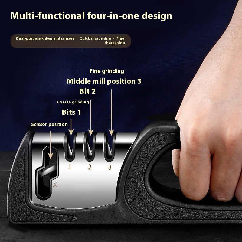 Multifunctional Household Kitchen Knife and Scissors Fast Edge Grinding Stone Sharpeners Premium Quality Kitchen Tool