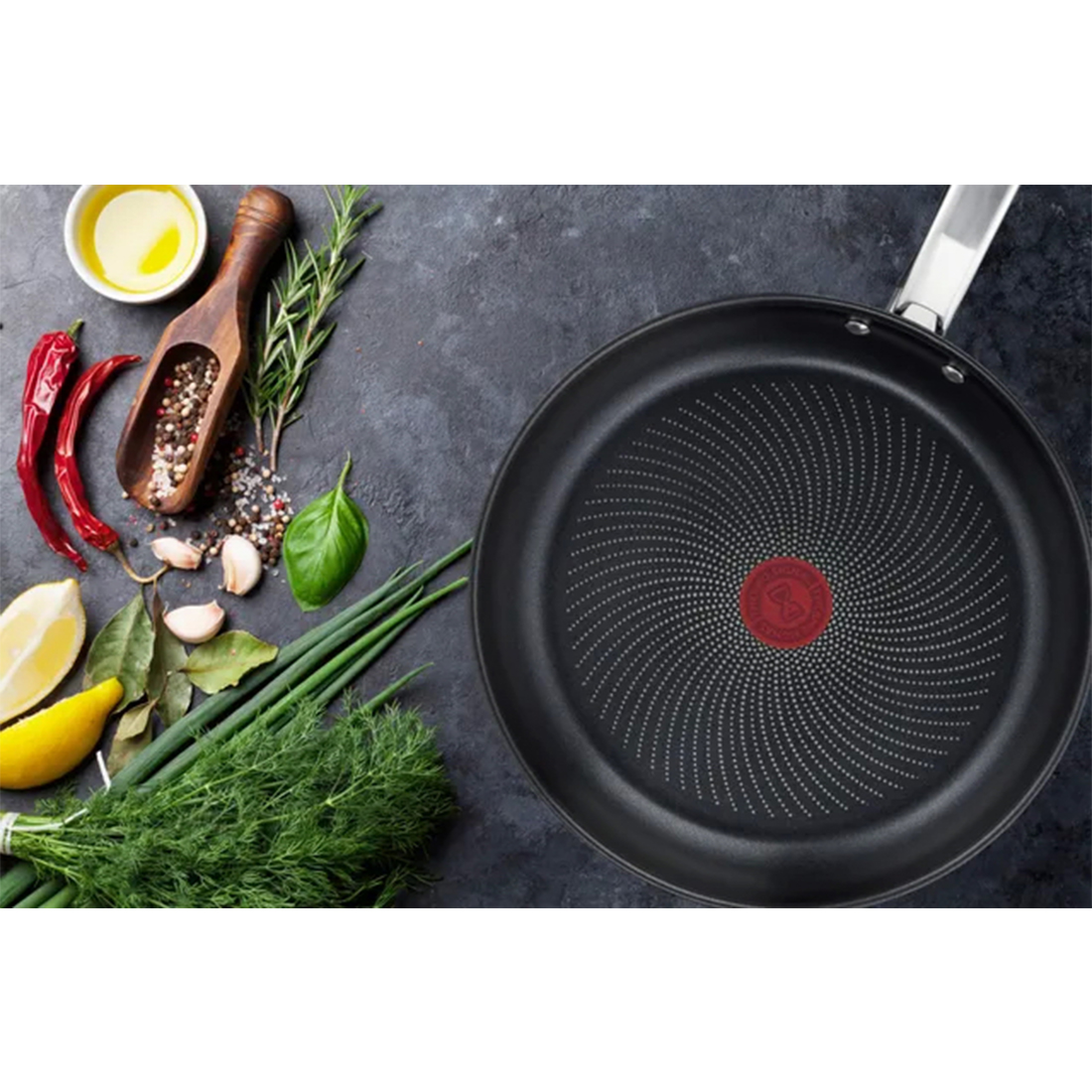 Сковорода, Tefal, Intuition B8170444, 24см, , Диаметр 24 см, Материал нержавеющая сталь, Совместимость с плитами все включая индукцию, Антипригарное покрытие Titanium