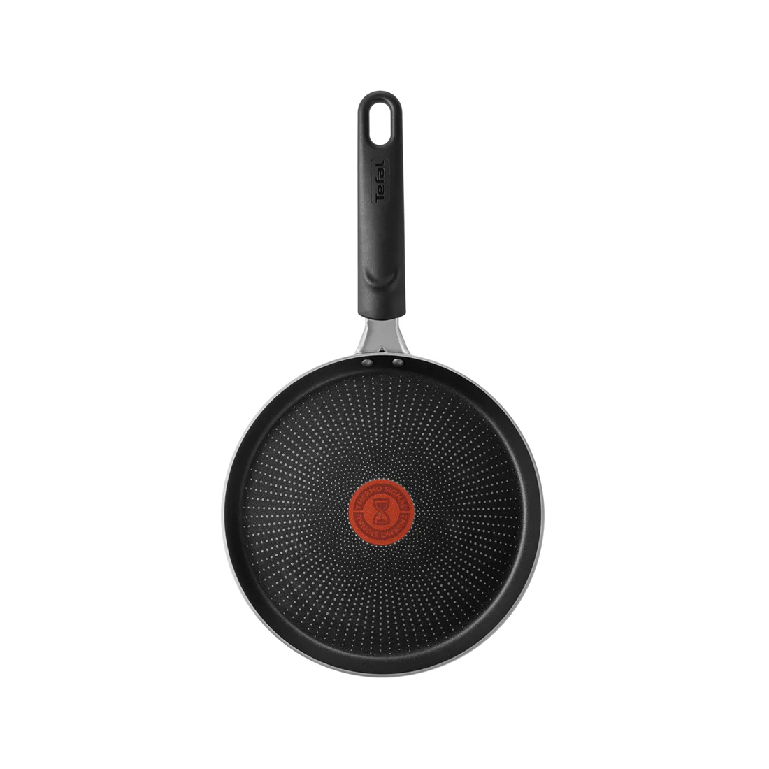 Сковорода блинная, Tefal, Intense 4219522, 22см, Алюминий, Антипригарное Titanium non-stick 2X, Для газовых/керамических/электрических плит, Фиксированная ручка, Черный