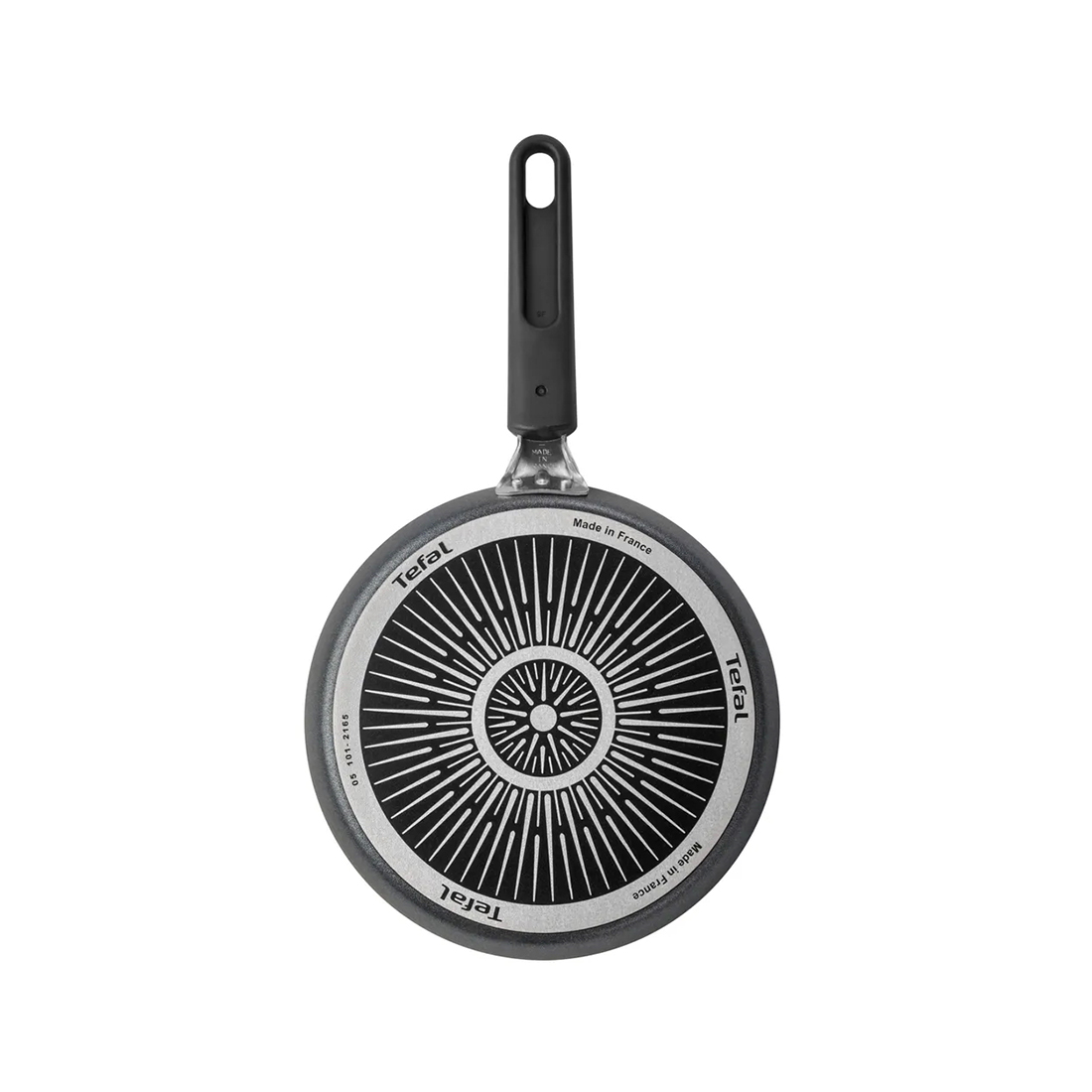 Сковорода блинная, Tefal, Intense 4219522, 22см, Алюминий, Антипригарное Titanium non-stick 2X, Для газовых/керамических/электрических плит, Фиксированная ручка, Черный