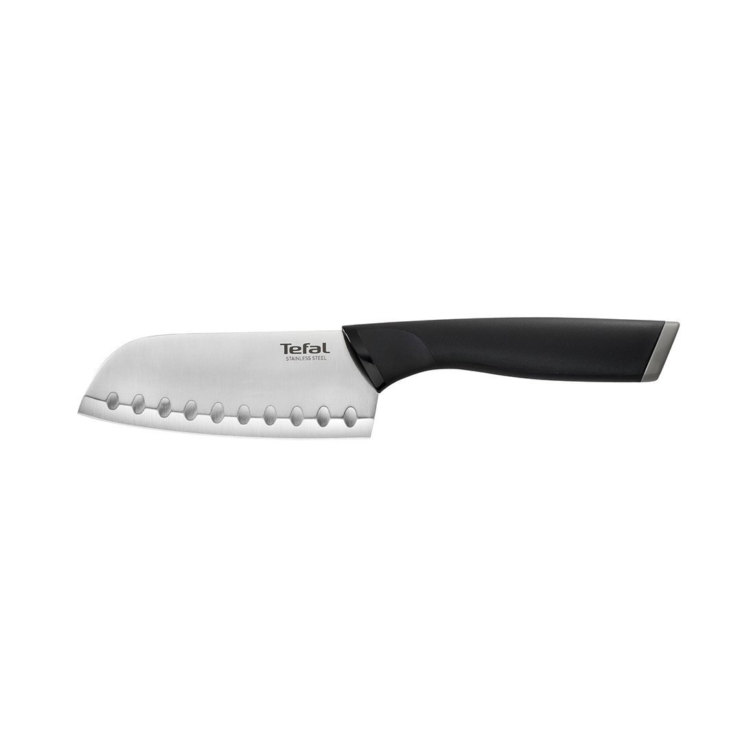 Нож сантоку Tefal Comfort K2213604, 12 см, черный