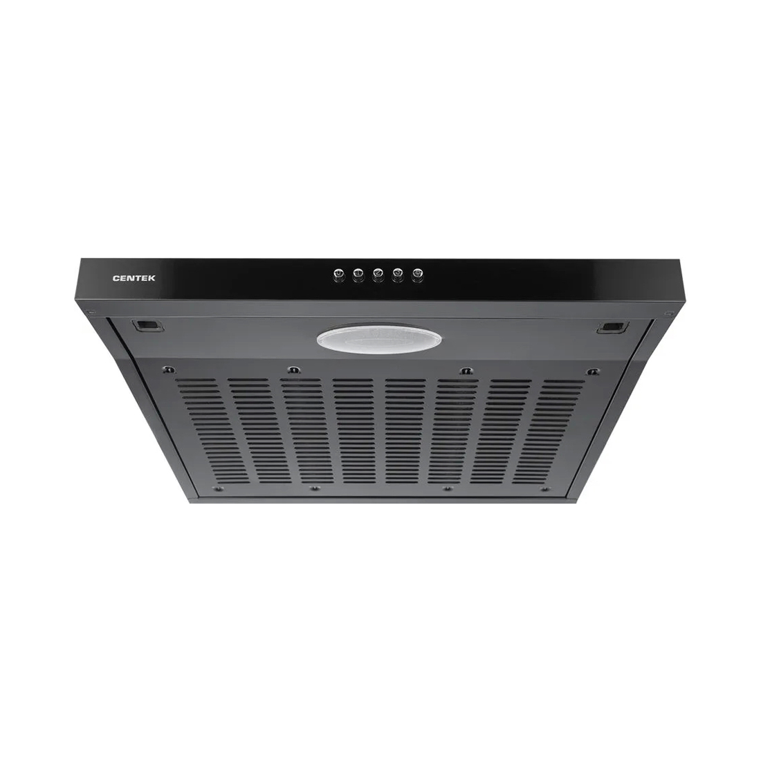 Вытяжка, Centek, CT-1801-60, Козырьковая, Ширина 60см, 350 м3*час, 120W, 3 скорости, LED, Black