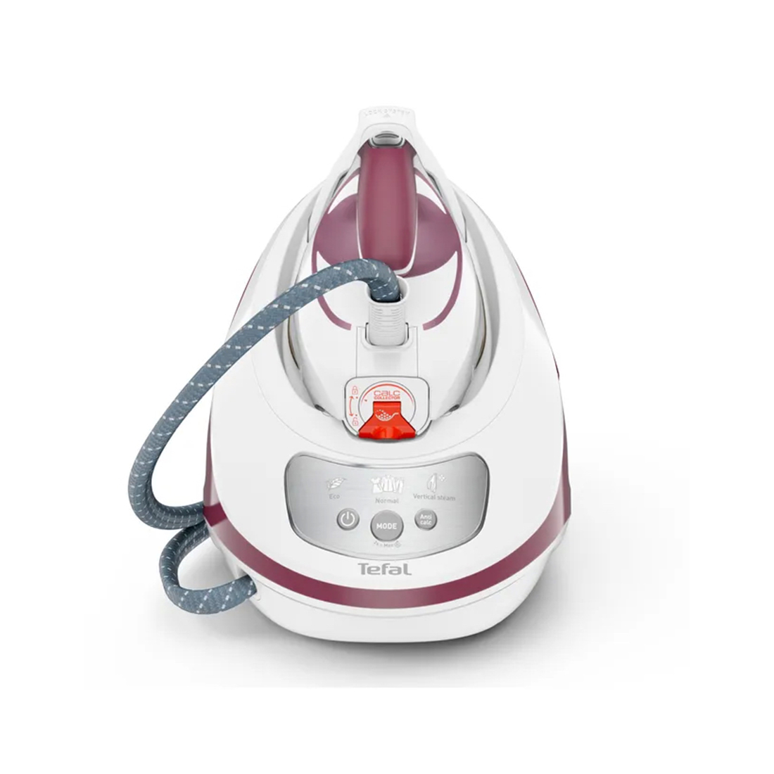 Парогенератор, Tefal, SV9201E0, Мощность 2800W, Паровой удар 520 г/мин, Объем резервуара для воды 1800 мл, Автоматическое отключение, Вертикальное отпаривание, Красный