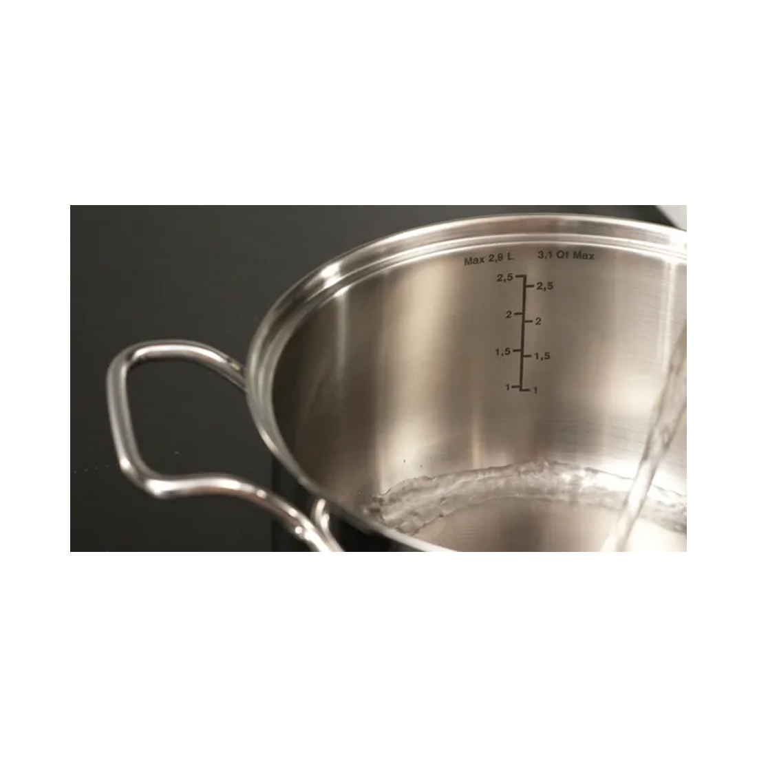 Набор посуды, Tefal, Intuition B864S674, 6 предметов, Нержавеющая сталь, Фиксированные ручки, Совместимость со всеми типами плит, Стальной