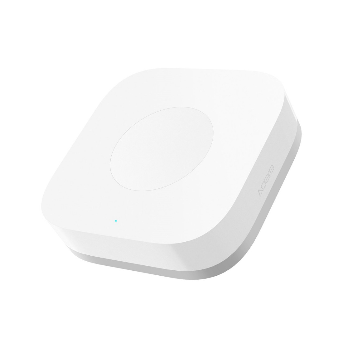 Беспроводная кнопка, Aqara Wireless Mini Switch T1, WB-R02D, 45 х 45 х 12 мм, Zigbee, Батарея: CR2032, Беспроводная работа с центром умного дома Aqara Hub по протоколу Zigbee, Легко настроить в приложении Aqara для iOS, Android, Стикер для наклеивания — в комплекте, До двух лет на одной батарее (таблетка C2032), Белый