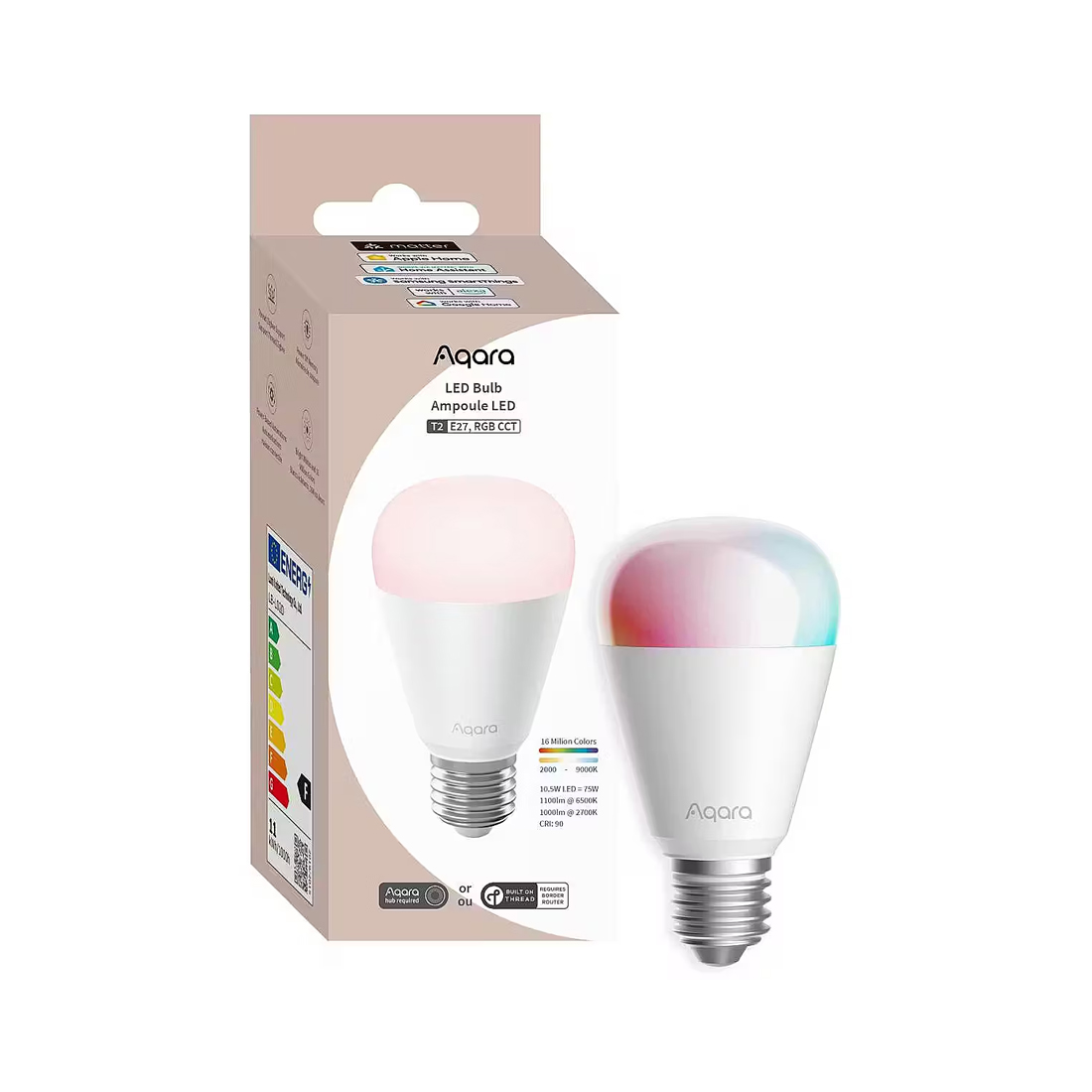 Лампочка Aqara LED Bulb T2 LB-L02D (RGB CCT, E27)