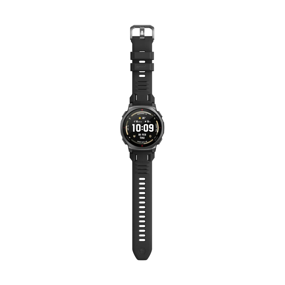 Смарт часы, Amazfit, T-Rex 3 Pro A2549, HD-дисплей AMOLED 1.5 дюйма, Разрешение 480*480 pixel, GPS, GLONASS, Beidou, Galileo, QZSS, Водонепроницаемые (10 ATM), Аккумулятор 700 мАч, Время работы до 25 дней, Черный