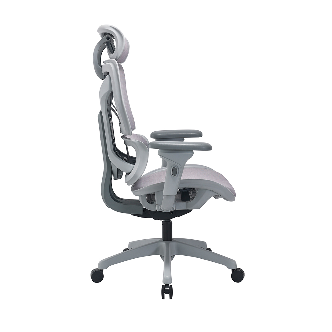 Игровое компьютерное кресло, XG, Ultra Air Grey, Воздухопроницаемое сетчатое покрытие, (Ш)51(68)*(Г)50 (77)*(В)116.5(132.5) см, Серый