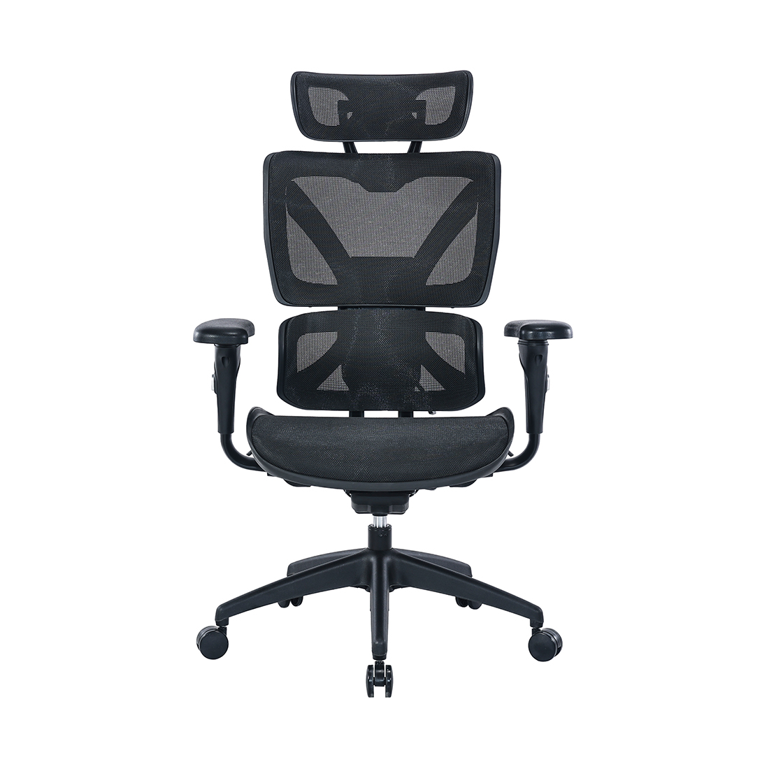 Игровое компьютерное кресло, XG, Ultra Air Black, Воздухопроницаемое сетчатое покрытие, (Ш)51(68)*(Г)50 (77)*(В)116.5(132.5) см, Чёрный