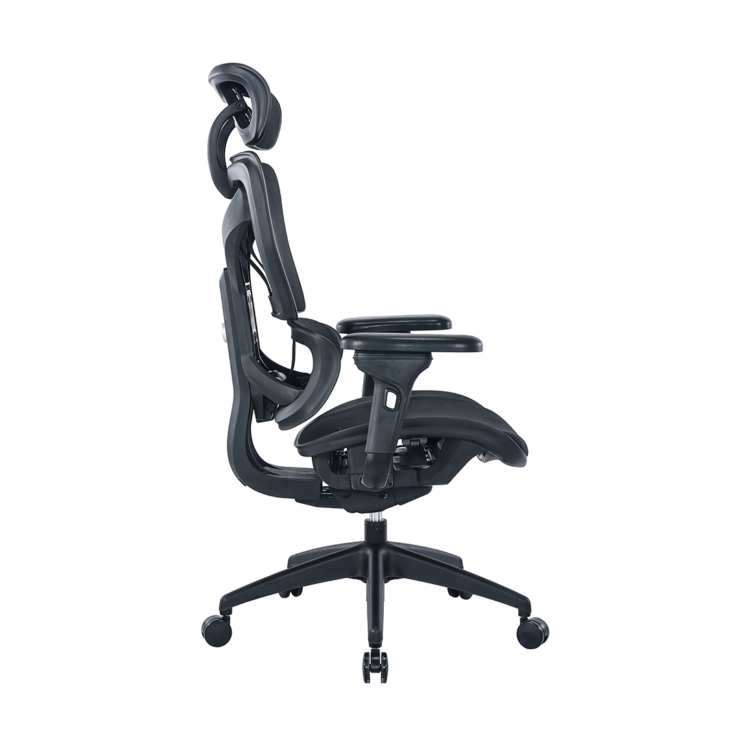 Игровое компьютерное кресло, XG, Ultra Air Black, Воздухопроницаемое сетчатое покрытие, (Ш)51(68)*(Г)50 (77)*(В)116.5(132.5) см, Чёрный