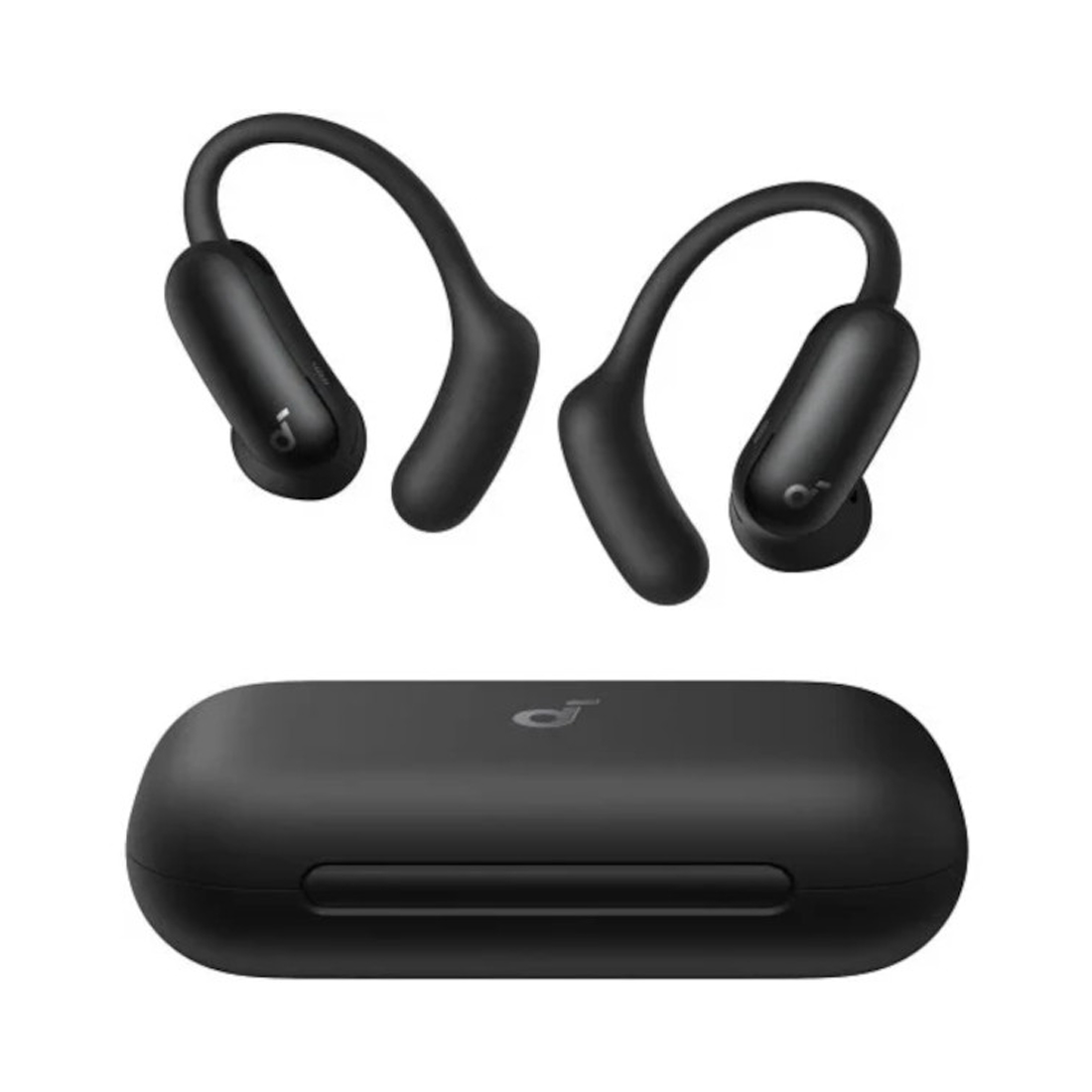 Наушники, Soundcore, AeroFit 2 Pro (A3875G11), Bluetooth 5.3, TWS, динамики 11 мм, до 48 часов работы, IP68, открытая конструкция, быстрая зарядка, Черный