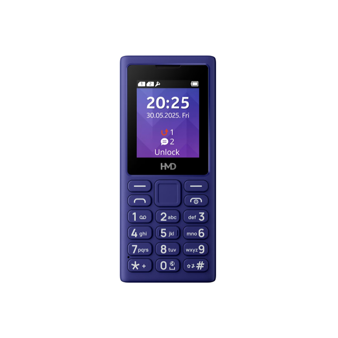 Мобильный телефон, HMD, 102 4G TA-1738, DS, (Dark Blue) Синий