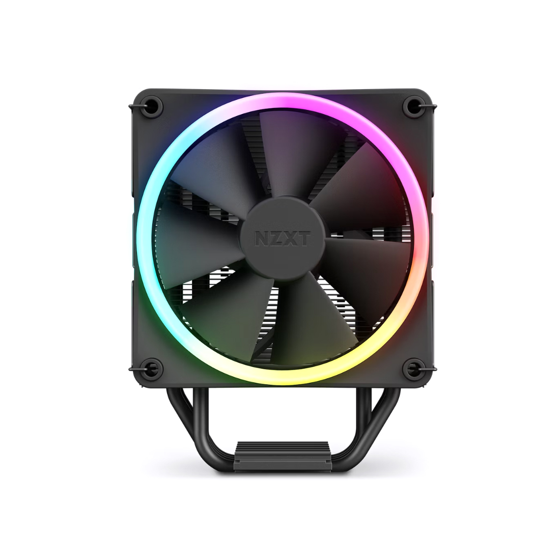 Кулер для процессора, NZXT, T120 RGB, RC-TR120-B1, Intel: 1700/115X/1200, AMD: AM5/AM4, TDP 125W, 1*120мм F120 RGB Fan, 500-1800 + 300 об/мин, 13.94-50.18 CFM, 17.2-27.5 dB(A), 4-pin PWM, 66*120*159мм, Черный