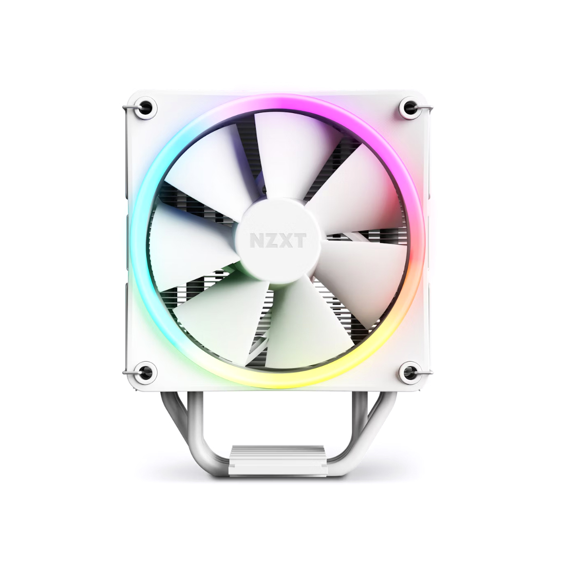 Кулер для процессора, NZXT, T120 RGB, RC-TR120-W1, Intel: 1700/115X/1200, AMD: AM5/AM4, TDP 125W, 1*120мм F120 RGB Fan, 500-1800 + 300 об/мин, 13.94-50.18 CFM, 17.2-27.5 dB(A), 4-pin PWM, 66*120*159мм, Белый