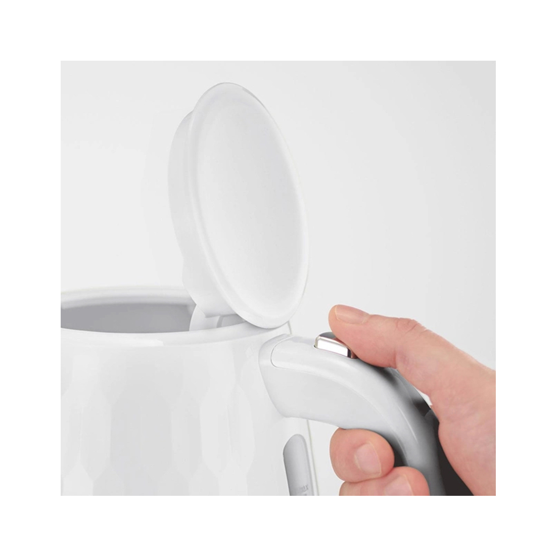 Чайник электрический, Russell Hobbs, 26050-70, Объем 1.7л, Пластик, Защита от перегрева, Выключение при снятии с базы, Мощность 2400W, Белый
