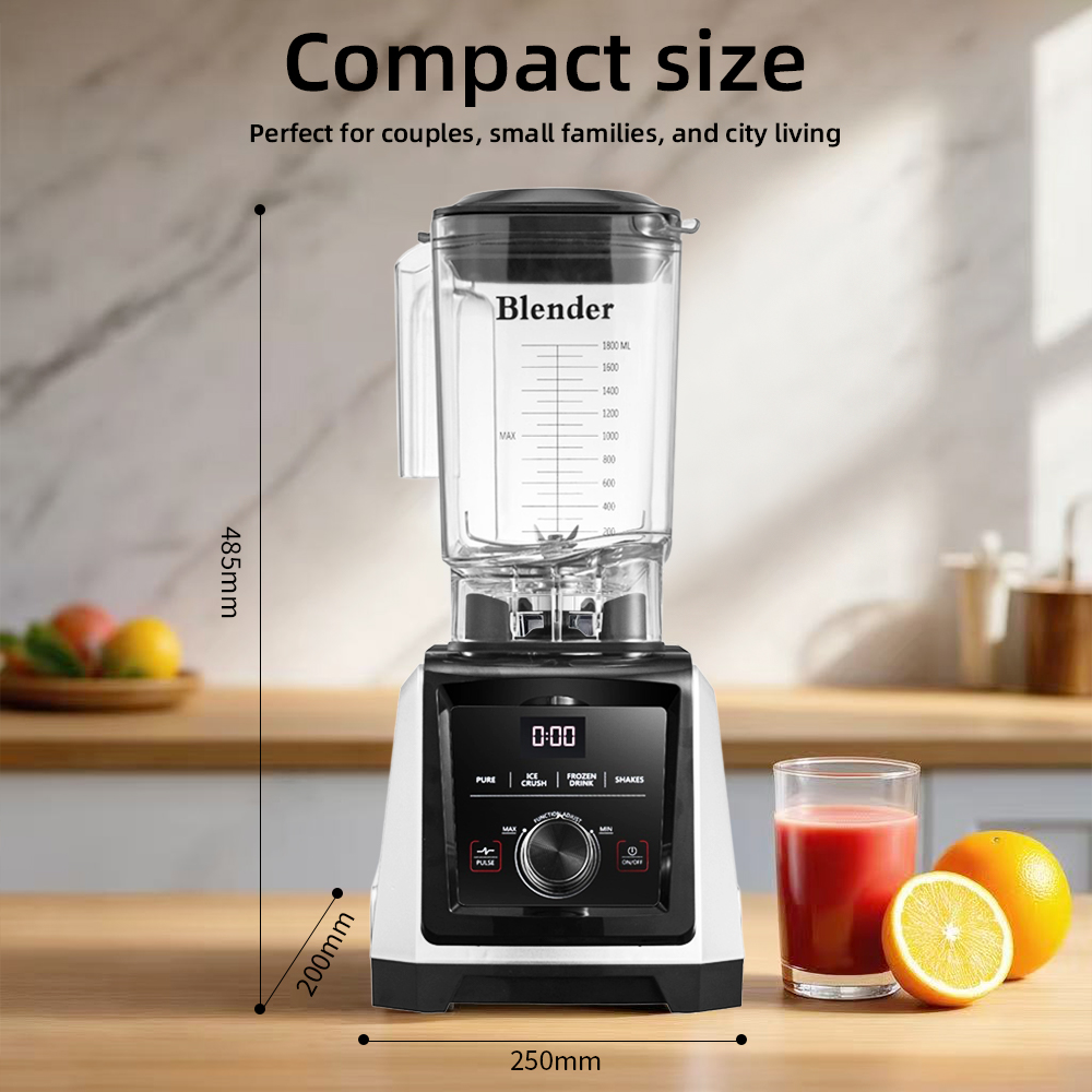 2025 Multifunctional Commercial Juicer Smoothie Maker Electric Blender BPA Professional Juicer Machine for Kitchen with Screen