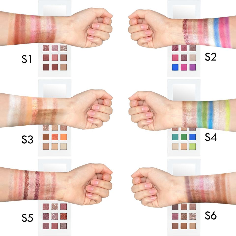 Палетка матовых и шиммерных теней High Pigmented