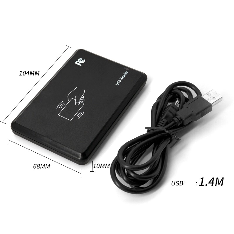 DFD Smart RFID Card Reader 125KHz 13.56MHz ID IC Dual Frequency Access Control Encrypt Programmer NFC Readers With USB Interface