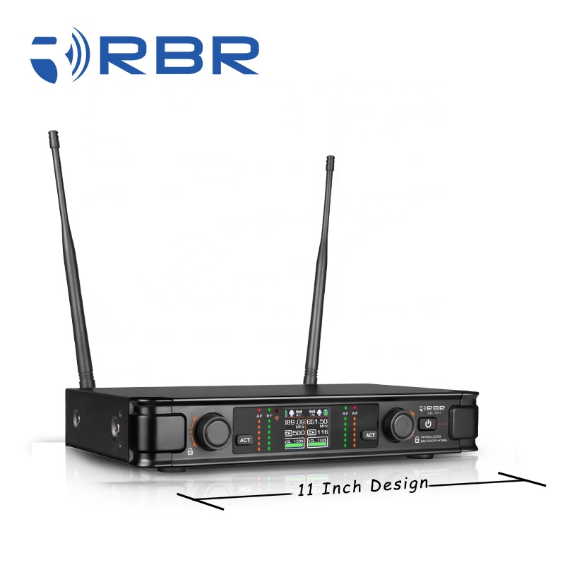 Professional Bm682 UHF Wireless Microphone Cordless Microphone System with Rechargeable Handheld