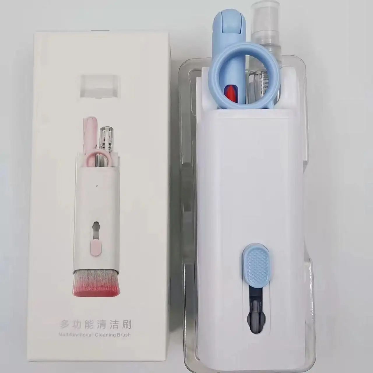 7 in 1 Computer Phone Cleaning Set Electronic Keyboard Cleaning Kit Brush Tools Earbuds Cleaning Pen Keyboard Cleaner Set