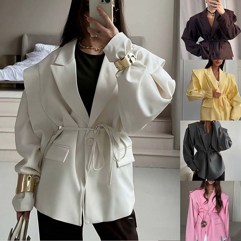 Wholesale Belted Oversized Luxury