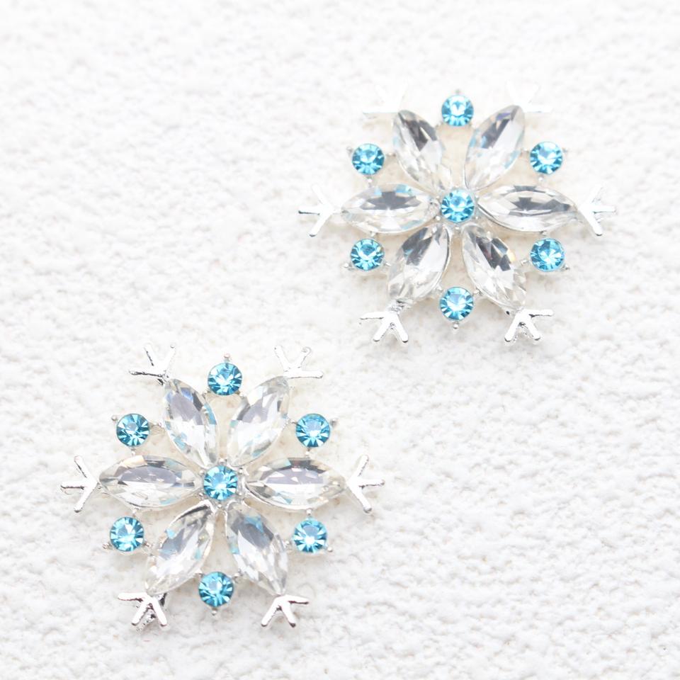 New Alloy Crystal Snowflake