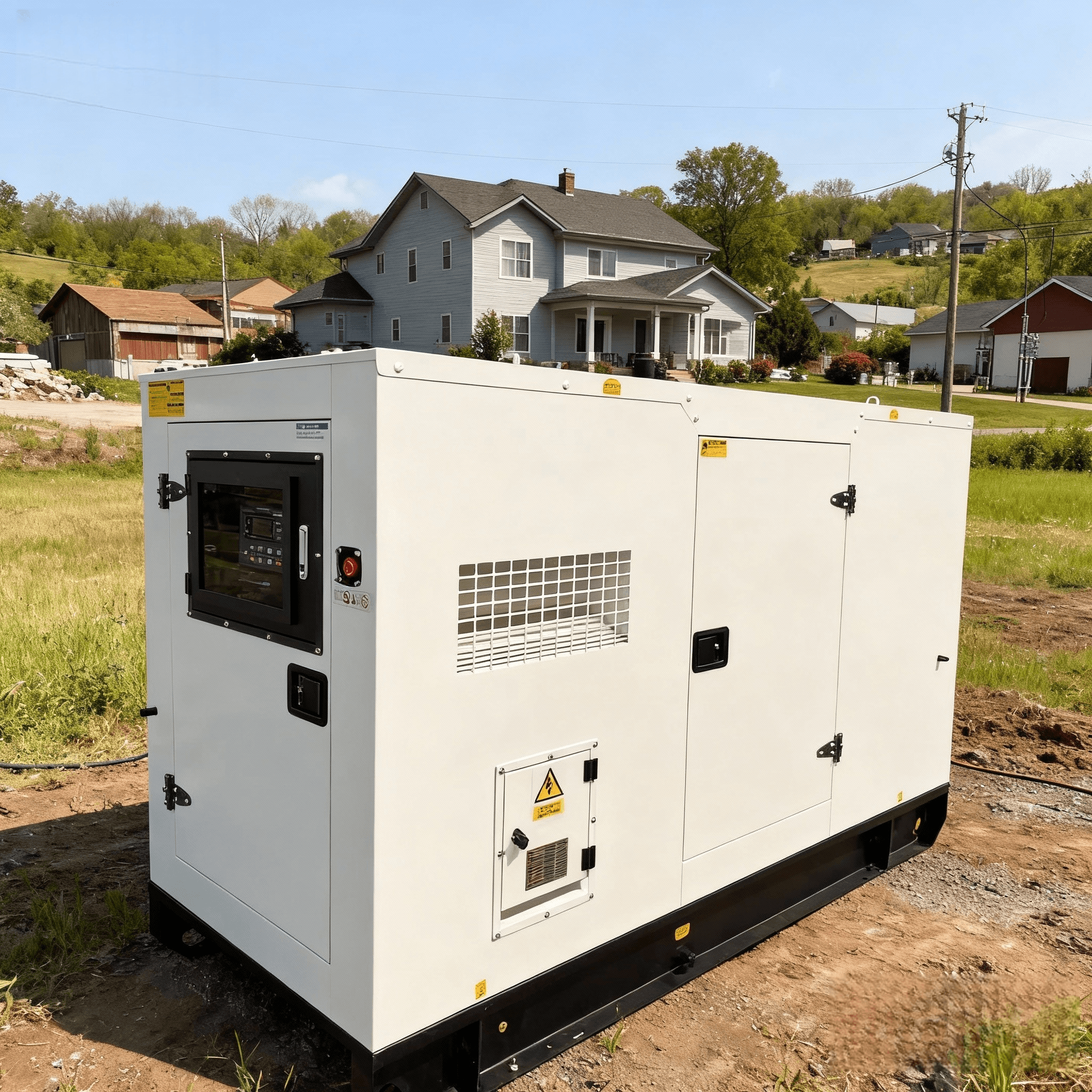 16KW 20KVA Silent Diesel Generator 50Hz/60Hz Three Phase ATS Water Cooled 24V DC Electric Start for Home Industrial Commercial