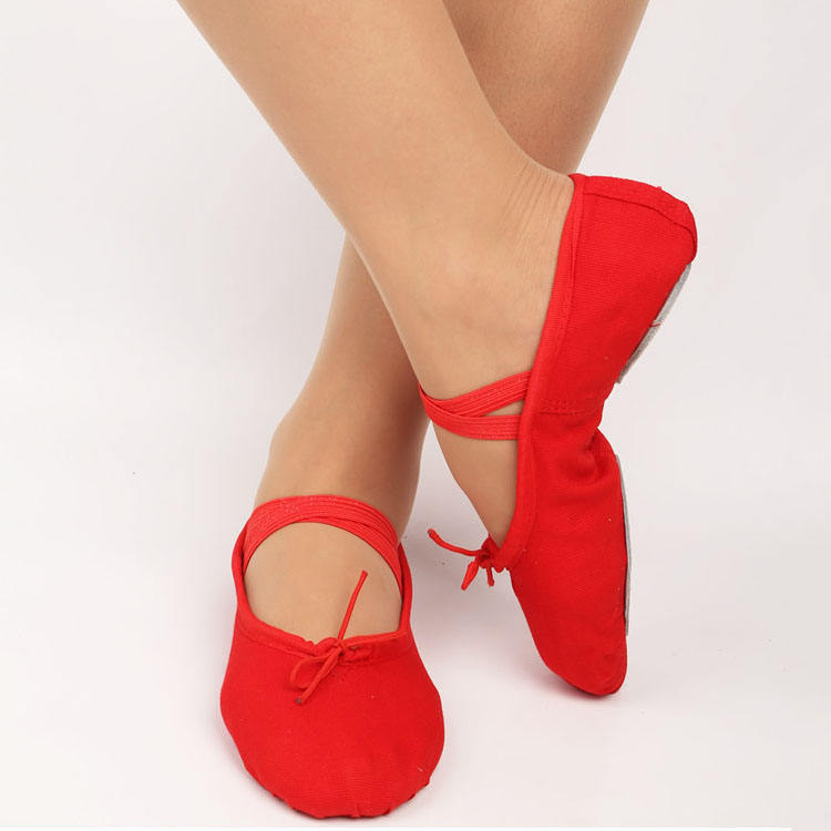Холщовые балетки для танцев (Hot Sale)