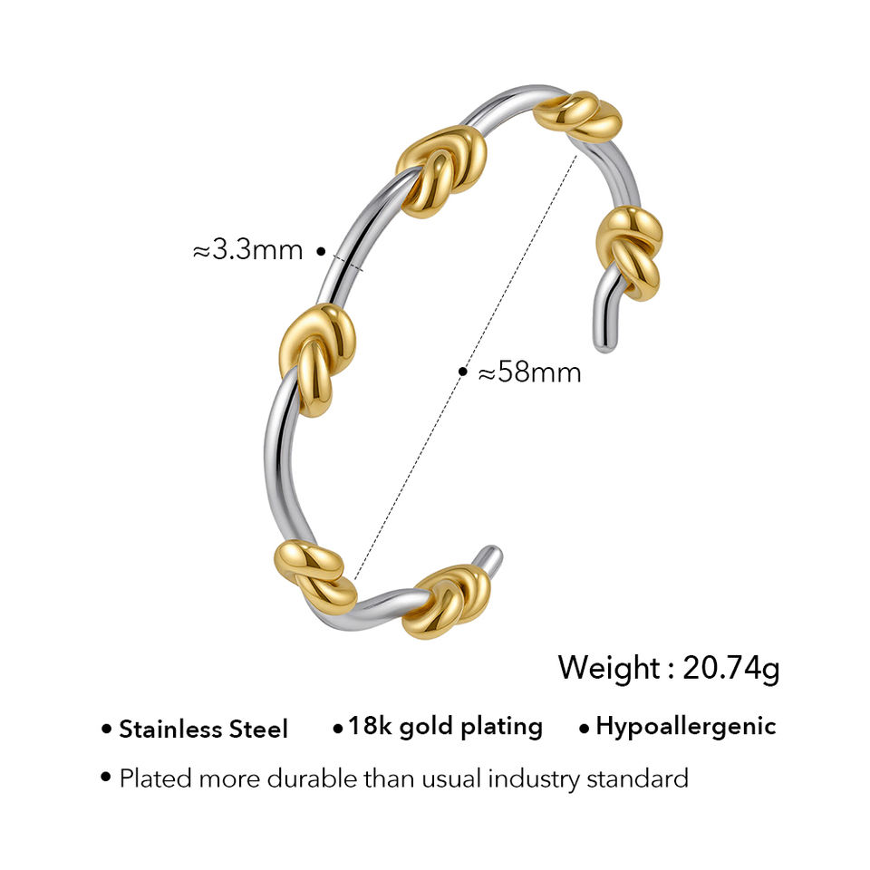 Золотая стальная цепочка (18K Gold Plated)