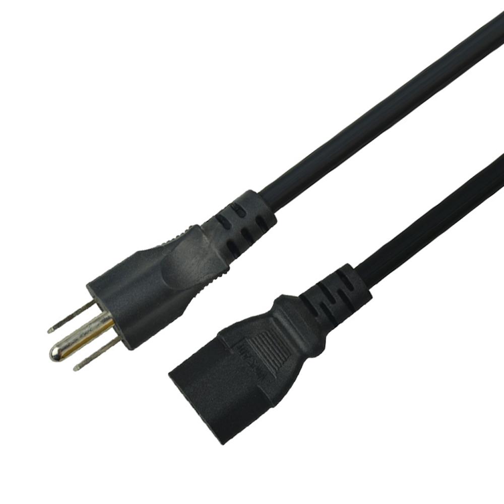 SIPU 6ft USA Standard AC Power Cord Cable 1.8M IEC320 CEE Copper 0.75mm PVC Jacket IP11 Level Desktop Computer PC 220V