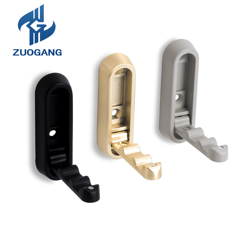 Wholesale Zinc Alloy Folding Clothes Hook Metal Storage Hidden Wall Hanging Household Hook Door Behind Clothes Hook