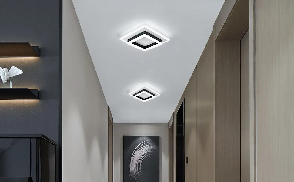 Hot Selling Modern Interior Lighting Fixtures Surface Mounted Acrylic Round Shape Led Ceiling Light for Aisle Lights